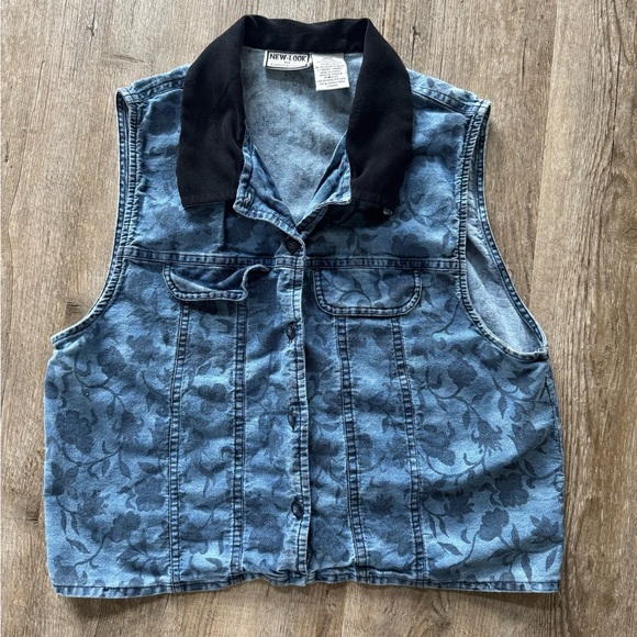 New Look Vintage Denim Vest - Picture 1 of 5